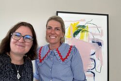 WiFö Vorständin Eva Platz und Geschäftsführerin Christina Kaut