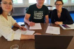 Digitalcoachin berät Einzelhändler