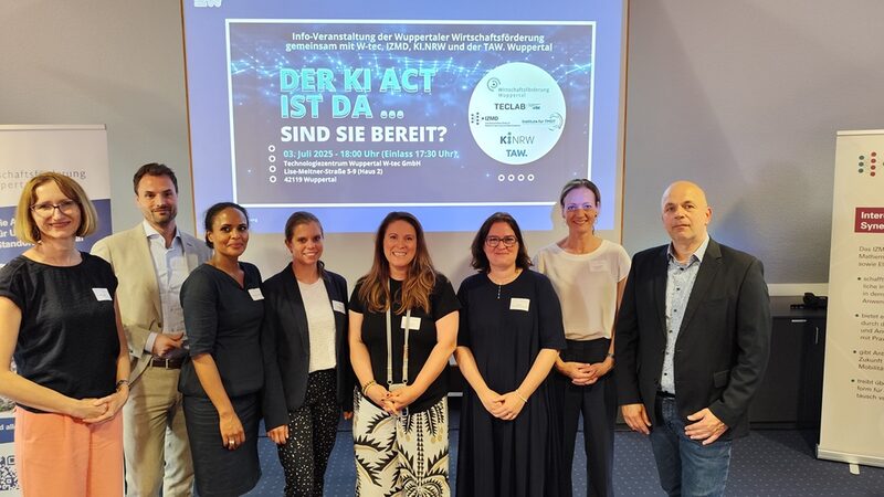 Speaker und Orga-Team der AI-Act Veranstaltung