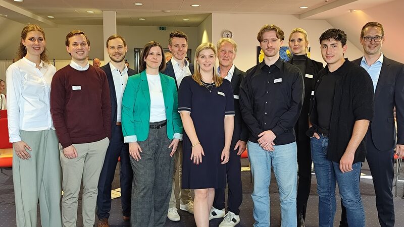 Gruppenfoto der Startups