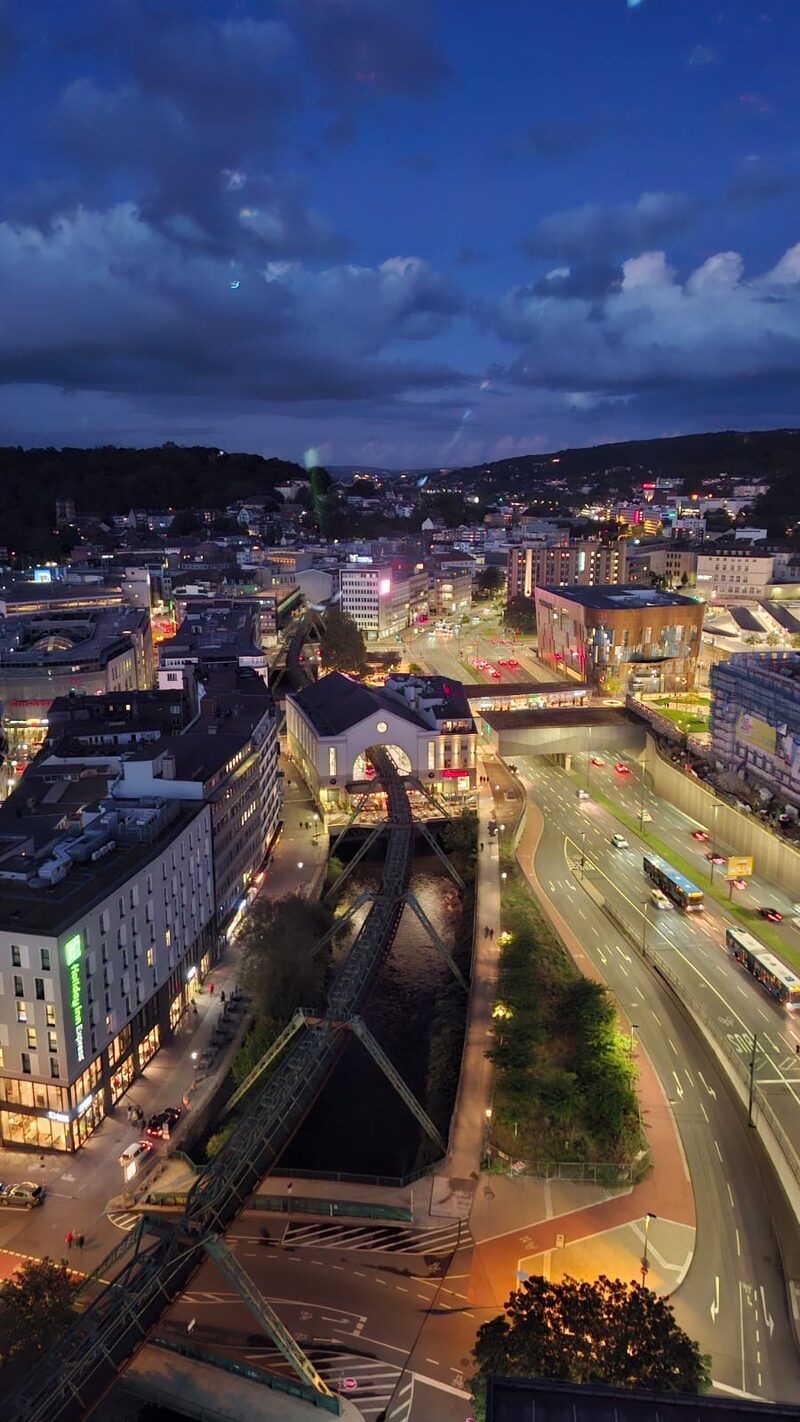 Döppersberg bei Nacht