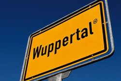 Ortseingangschild von Wuppertal